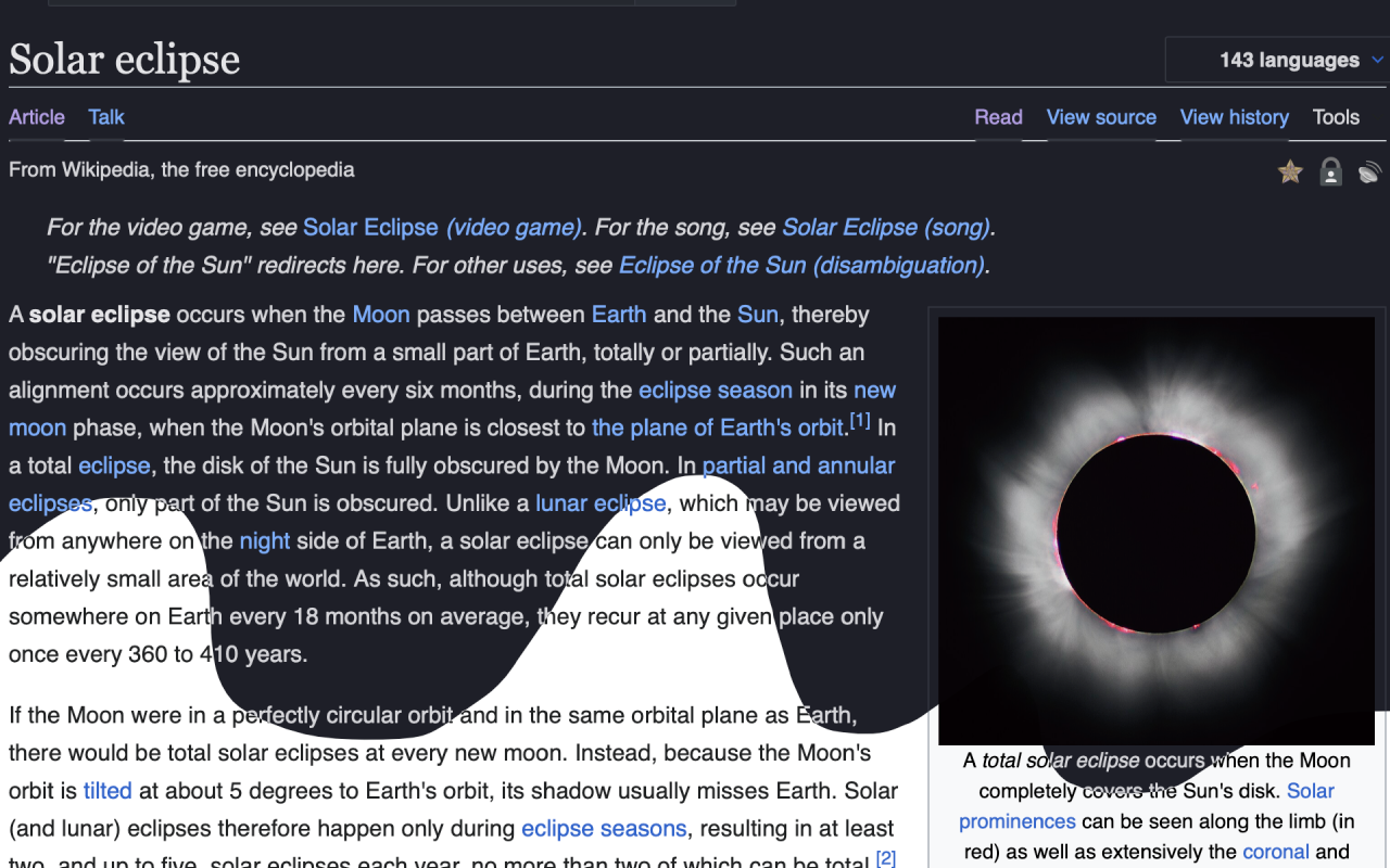 Midnight on macOS Safari