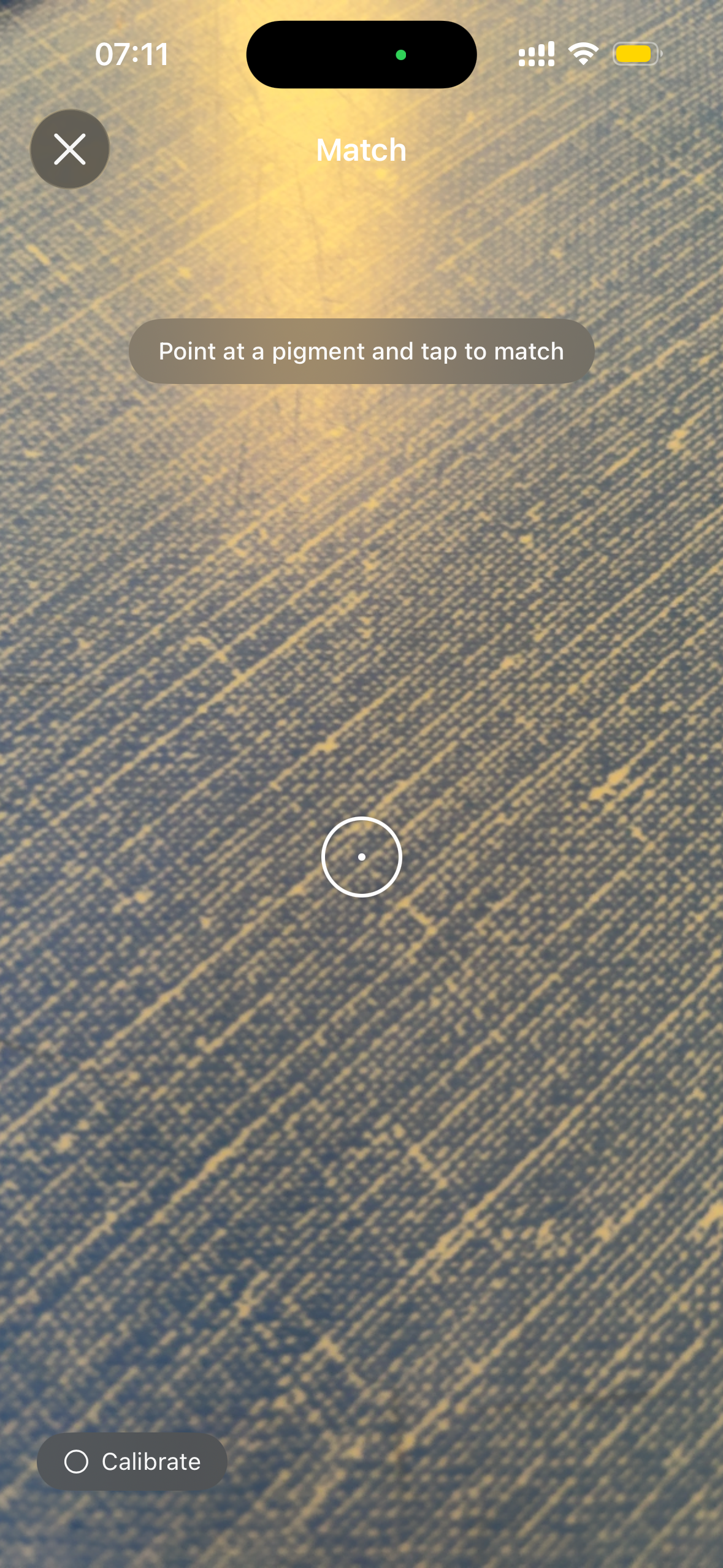 Camera color matching feature