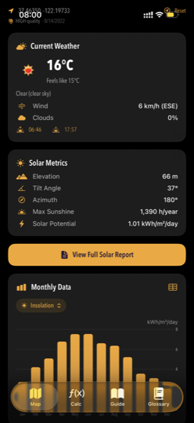PV Master app screenshot 1