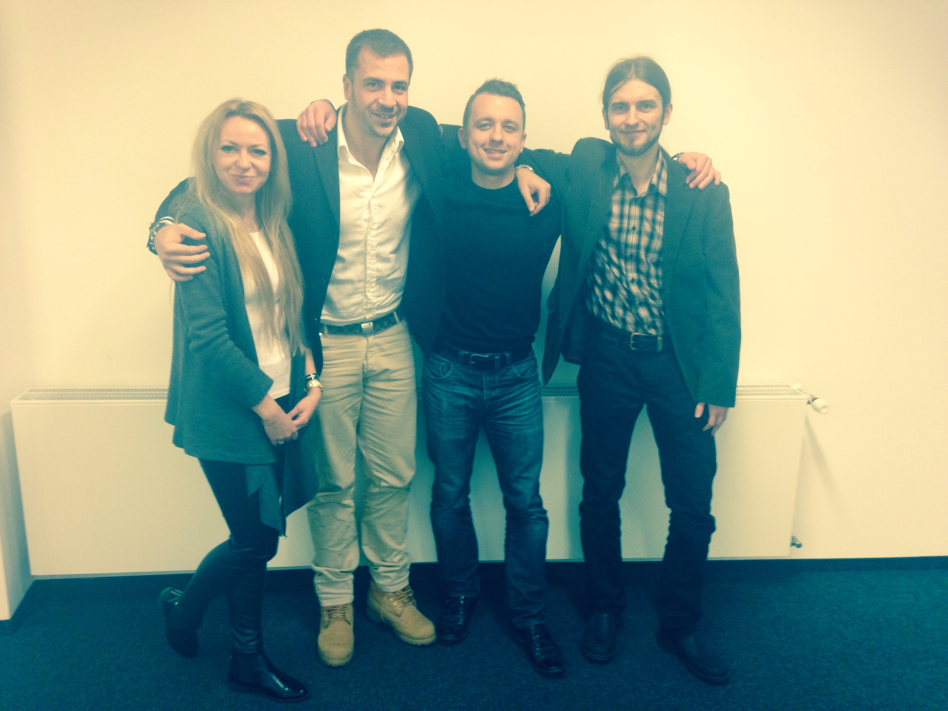 Giacomo Balli with team of developers.
