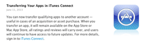 iTunes-Connect-app-transfer-announcement